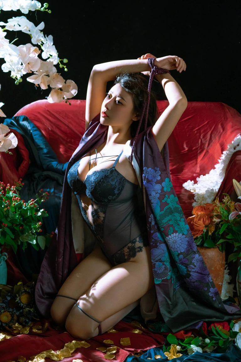 奈汐酱nice&云溪溪《潮汐+月》主题写真：38张全套美图