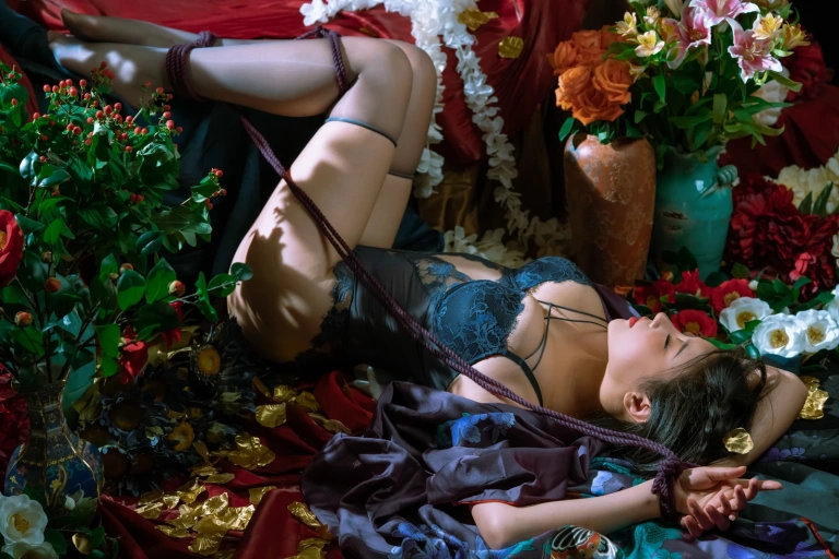 奈汐酱nice&云溪溪《潮汐+月》主题写真：38张全套美图