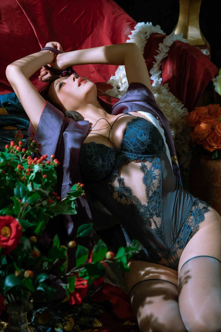 奈汐酱nice&云溪溪《潮汐+月》主题写真：38张全套美图