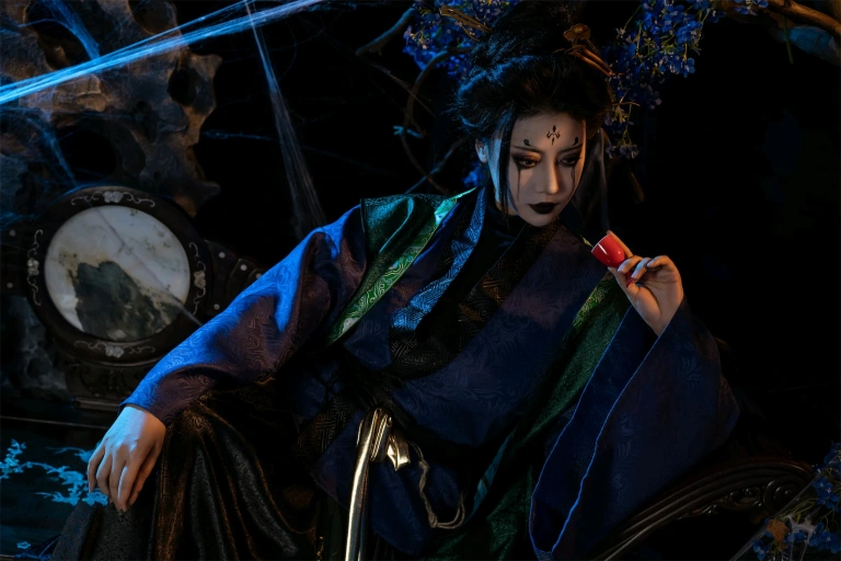 奈汐酱nice《蜘蛛精 四妹》主题写真：86张全套美图，含1个视频