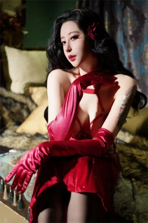 奈汐酱nice《红爵夫人》主题写真：58张全套美图，含1个视频