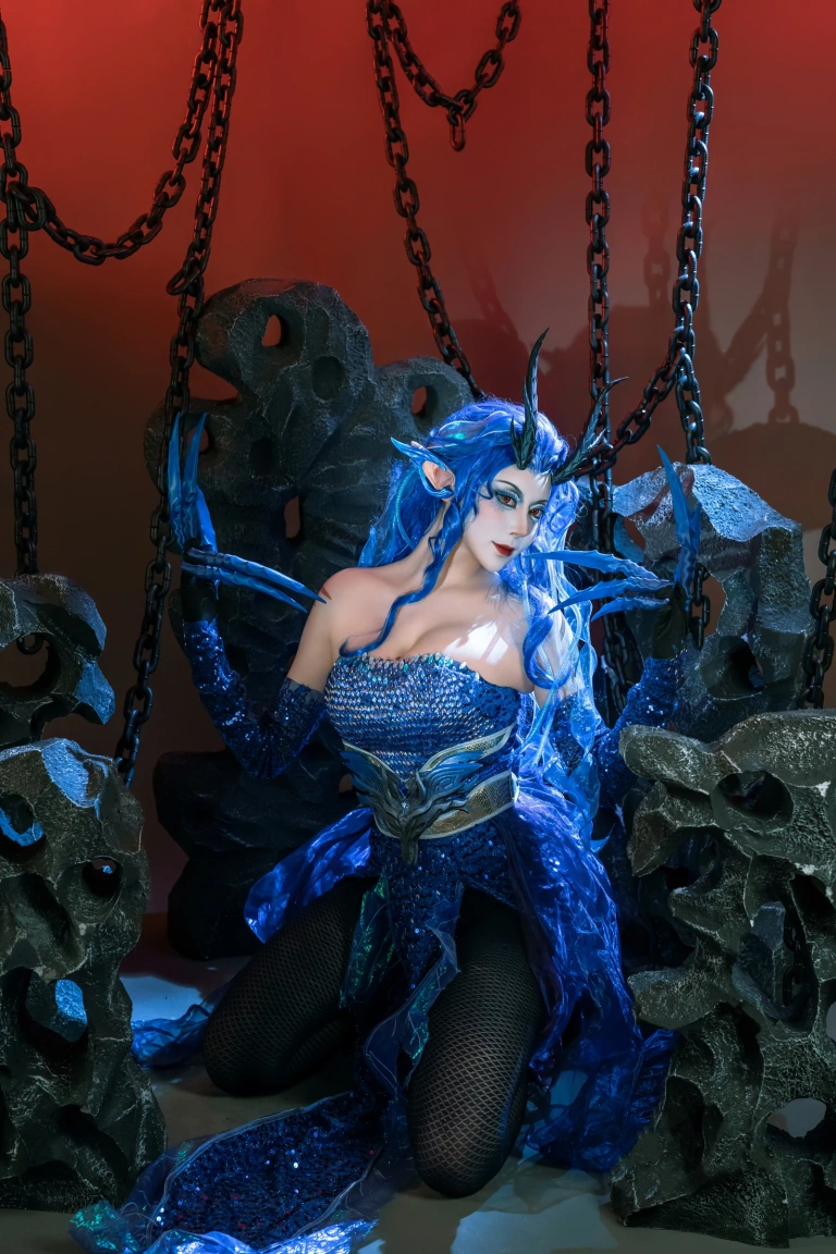 奈汐酱nice《西海龙王·敖闰》主题写真：92张全套美图，含1个视频