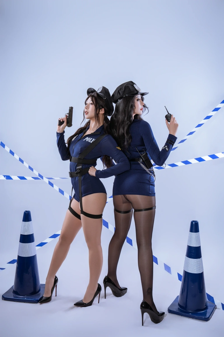 奈汐酱nice&奶桃《限制区》主题写真：73张全套美图