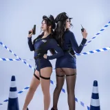 奈汐酱nice&奶桃《限制区》主题写真：73张全套美图