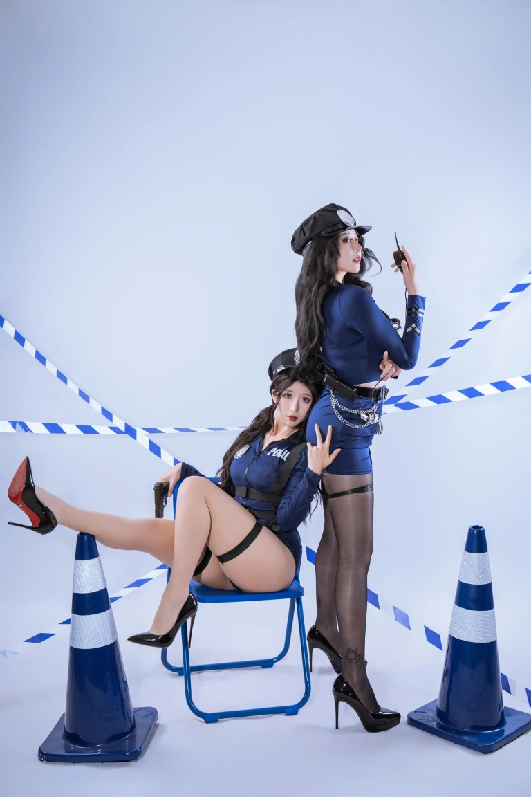 奈汐酱nice&奶桃《限制区》主题写真：73张全套美图