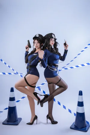 奈汐酱nice&奶桃《限制区》主题写真：73张全套美图