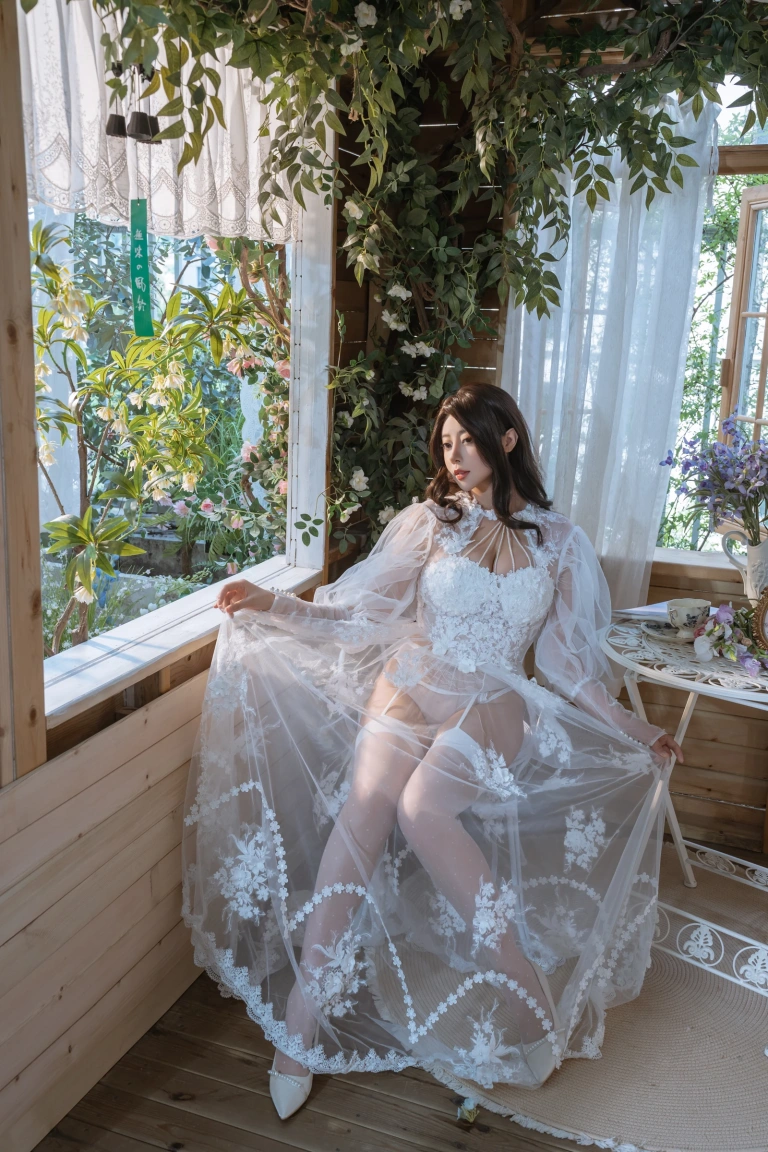 奈汐酱nice《下午茶》主题写真：80张全套美图