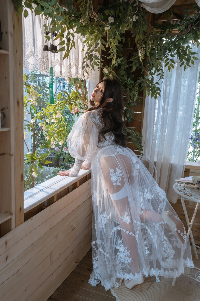 奈汐酱nice《下午茶》主题写真：80张全套美图