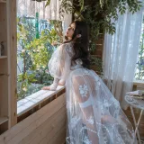 奈汐酱nice《下午茶》主题写真：80张全套美图
