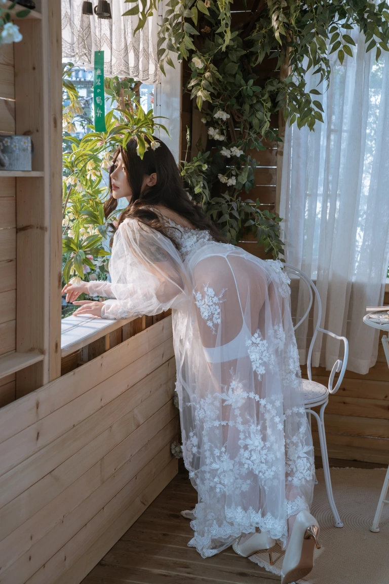 奈汐酱nice《下午茶》主题写真：80张全套美图
