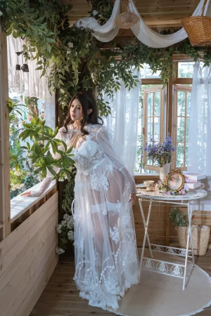 奈汐酱nice《下午茶》主题写真：80张全套美图