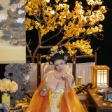 奈汐酱nice《金笺寄月》主题写真：90张全套美图