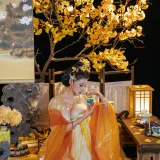 奈汐酱nice《金笺寄月》主题写真：90张全套美图