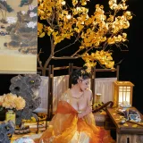奈汐酱nice《金笺寄月》主题写真：90张全套美图
