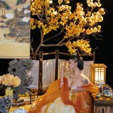 奈汐酱nice《金笺寄月》主题写真：90张全套美图