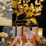 奈汐酱nice《金笺寄月》主题写真：90张全套美图