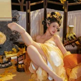 奈汐酱nice《金笺寄月》主题写真：90张全套美图