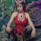奈汐酱nice《猎狼女》主题写真：47张全套美图，含1个视频