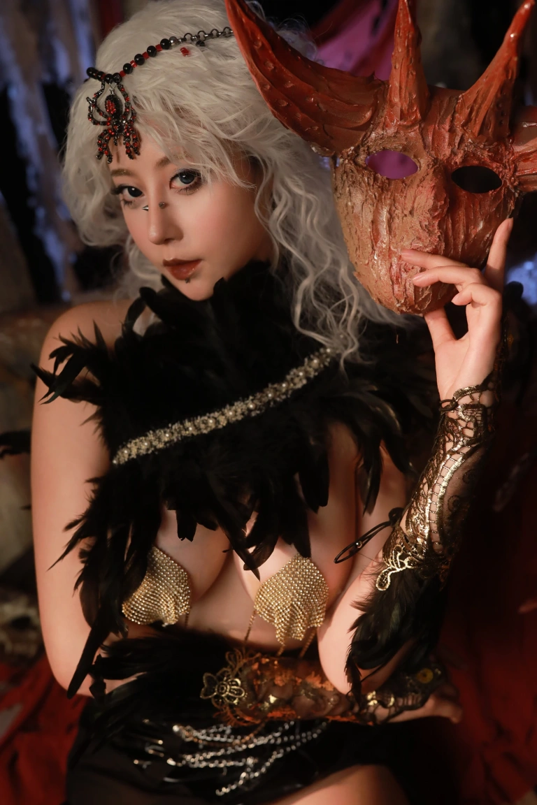 奈汐酱nice《蛛肆》主题写真：45张全套美图，含1个视频