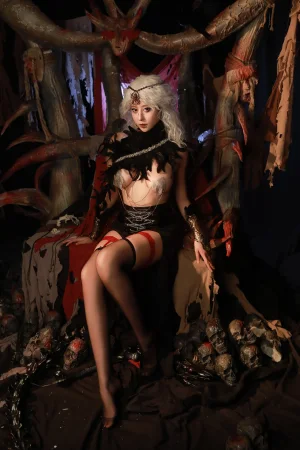 奈汐酱nice《蛛肆》主题写真：45张全套美图，含1个视频
