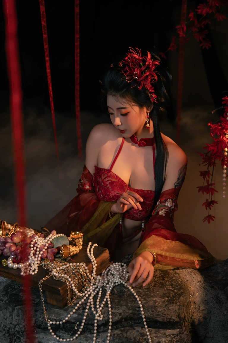 奈汐酱nice《流丹》主题写真：85张全套美图