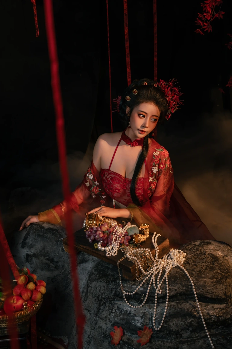 奈汐酱nice《流丹》主题写真：85张全套美图