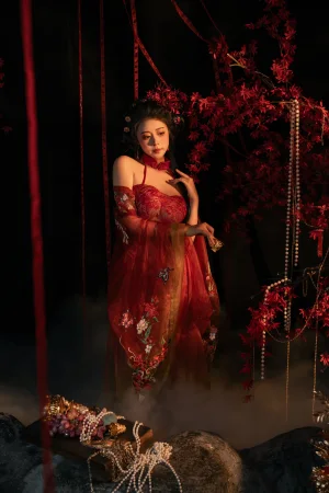 奈汐酱nice《流丹》主题写真：85张全套美图