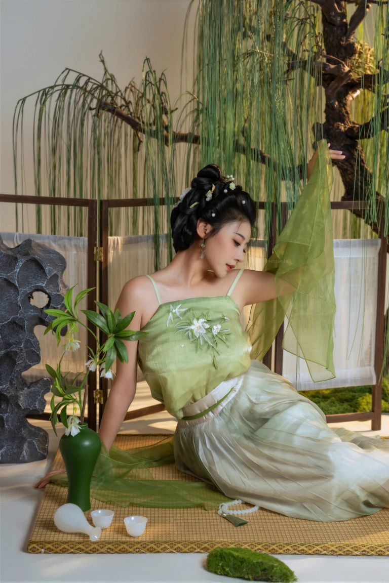 奈汐酱nice《拾翠》主题写真：90张全套美图，含1个视频