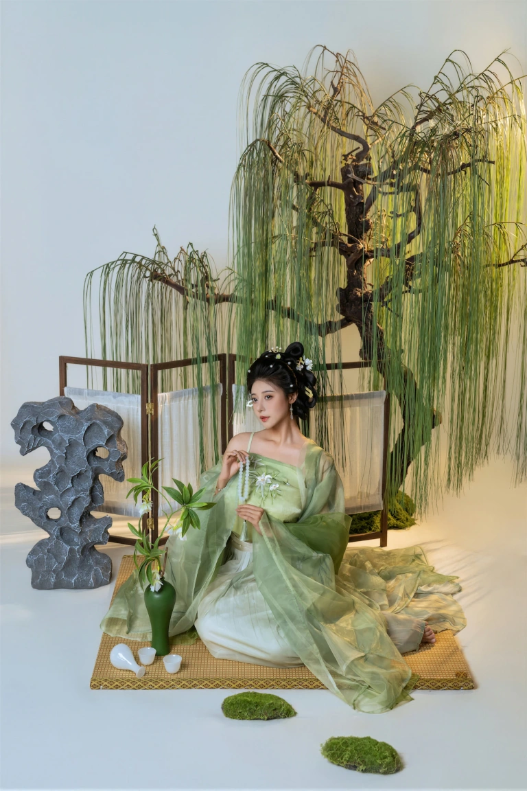奈汐酱nice《拾翠》主题写真：90张全套美图，含1个视频