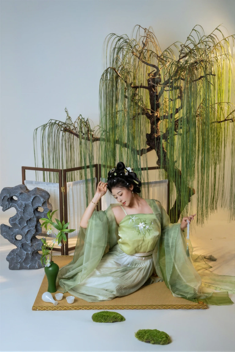 奈汐酱nice《拾翠》主题写真：90张全套美图，含1个视频