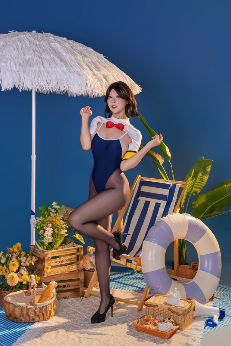 奈汐酱nice&奶桃桃《夏纪》主题写真：100张全套美图，含1个视频