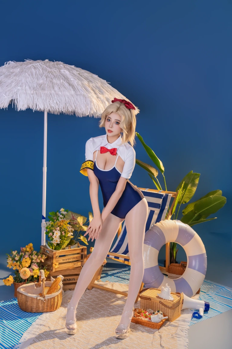 奈汐酱nice&奶桃桃《夏纪》主题写真：100张全套美图，含1个视频
