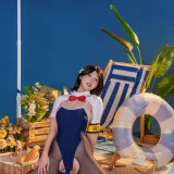 奈汐酱nice&奶桃桃《夏纪》主题写真：100张全套美图，含1个视频
