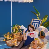 奈汐酱nice&奶桃桃《夏纪》主题写真：100张全套美图，含1个视频