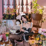 奈汐酱nice&云溪溪《侍花礼》主题写真：100张全套美图，含1个视频