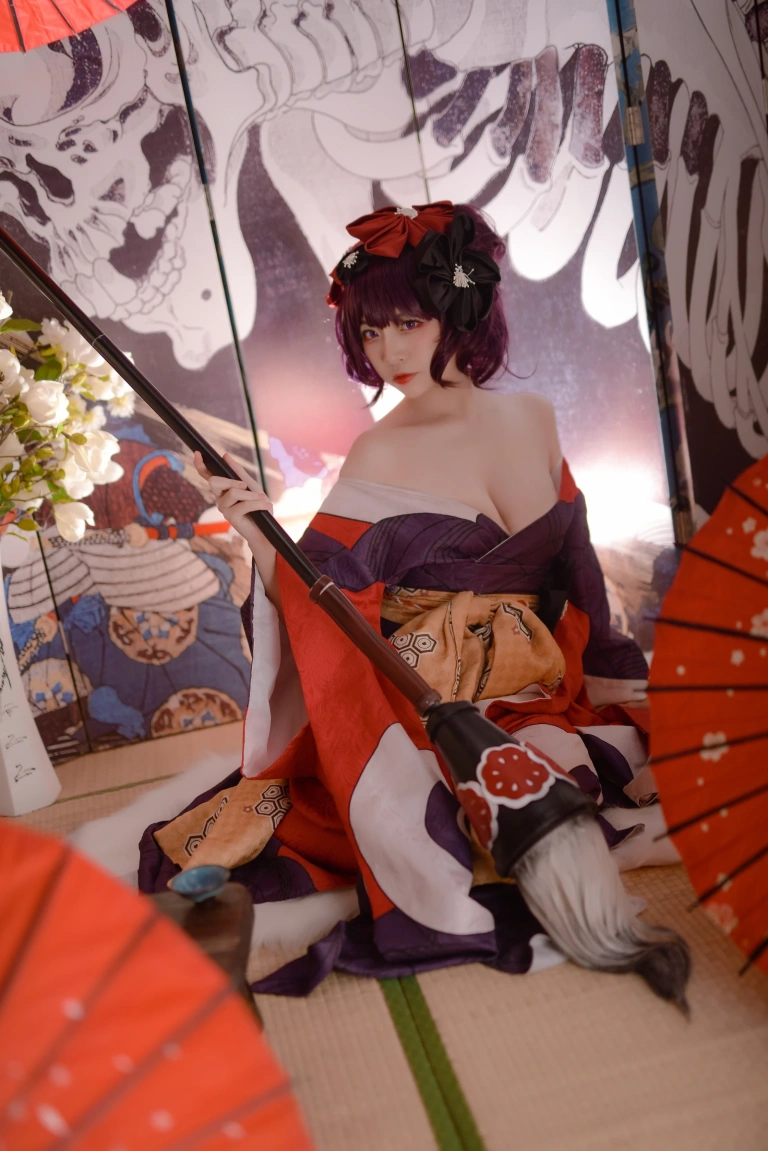 二佐Nisa《Fate葛饰北斋》主题写真：21张全套美图