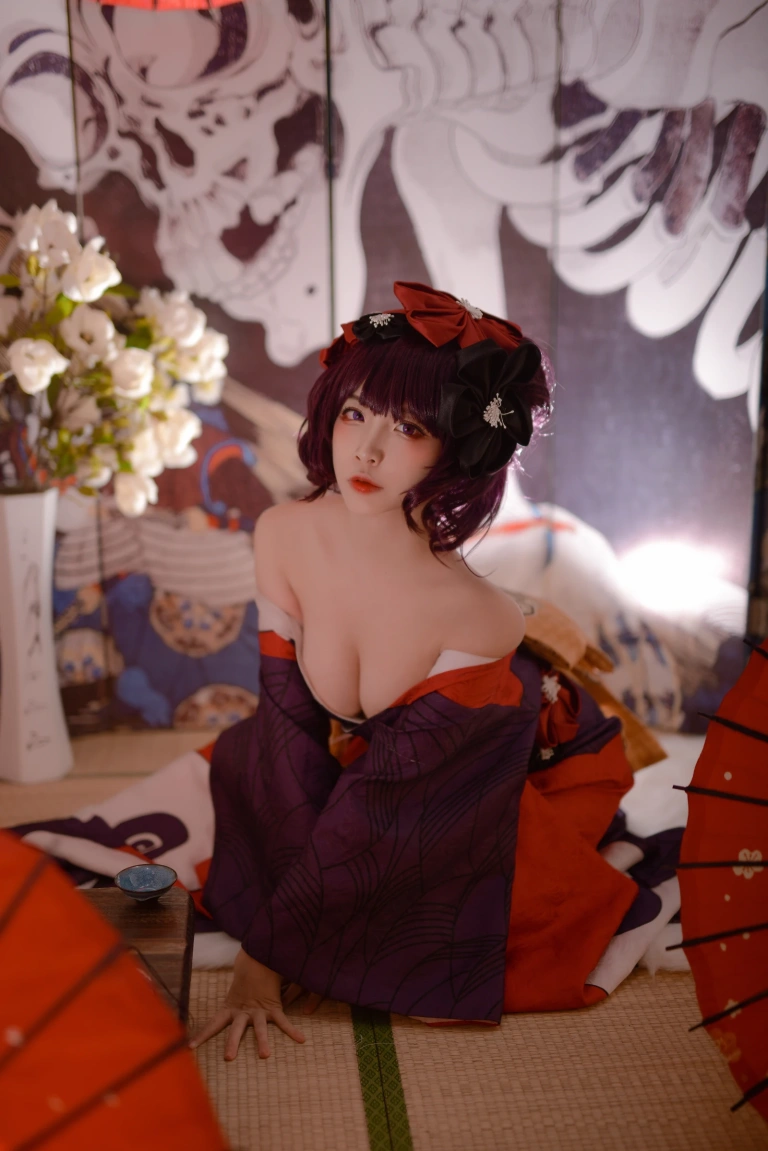 二佐Nisa《Fate葛饰北斋》主题写真：21张全套美图
