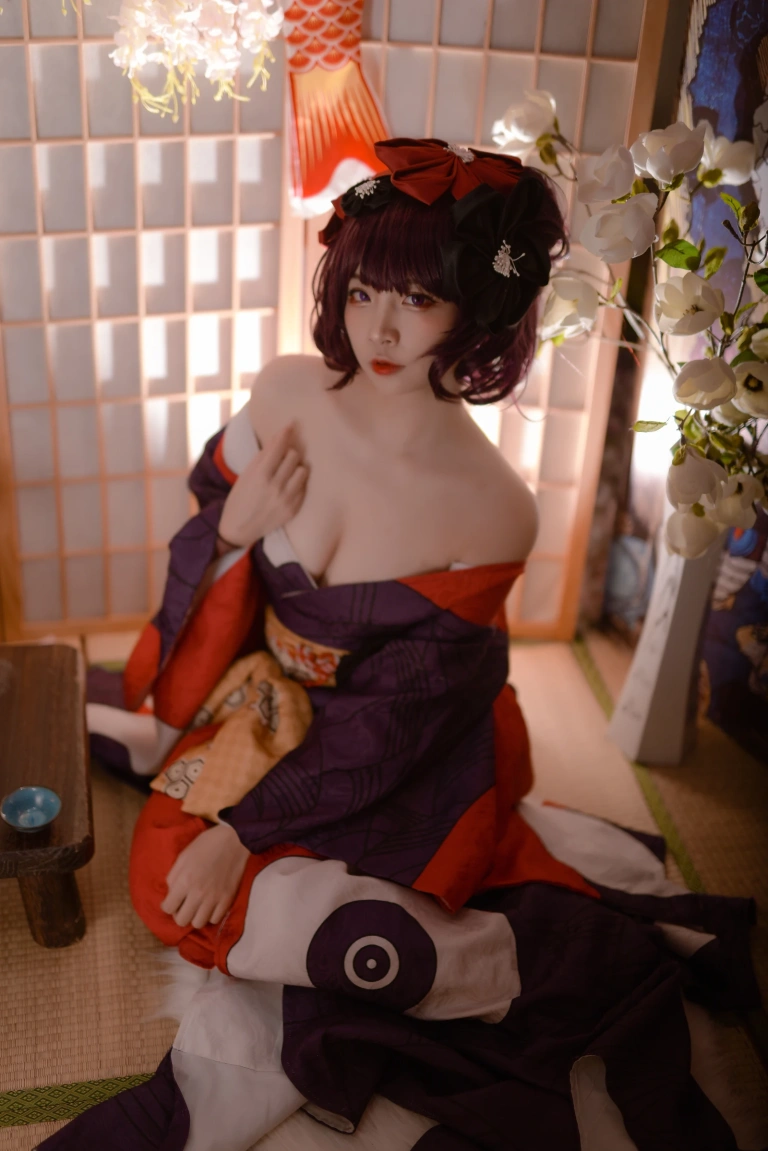 二佐Nisa《Fate葛饰北斋》主题写真：21张全套美图