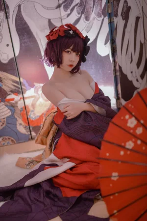 二佐Nisa《Fate葛饰北斋》主题写真：21张全套美图