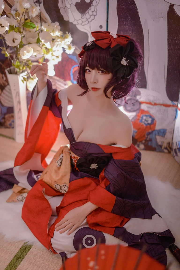 二佐Nisa《Fate葛饰北斋》主题写真：21张全套美图