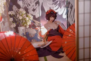 二佐Nisa《Fate葛饰北斋》主题写真：21张全套美图
