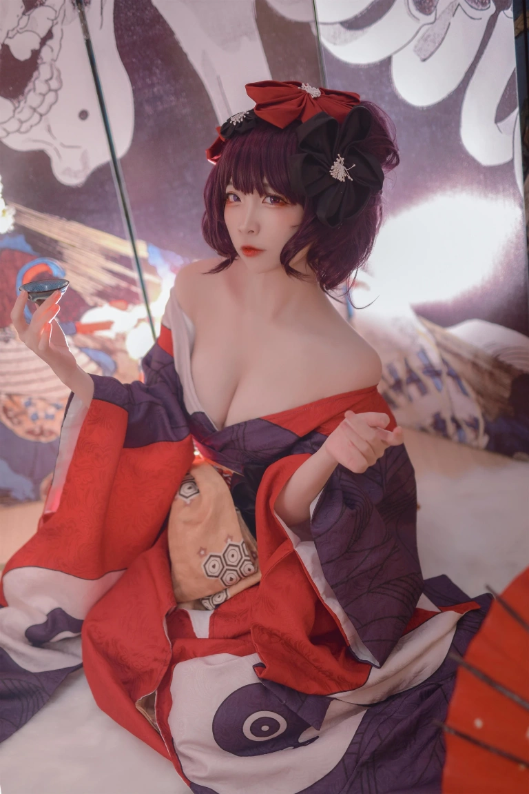 二佐Nisa《Fate葛饰北斋》主题写真：21张全套美图