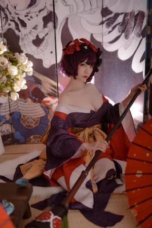 二佐Nisa《Fate葛饰北斋》主题写真：21张全套美图