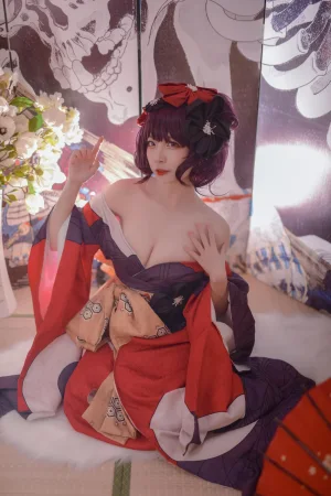 二佐Nisa《Fate葛饰北斋》主题写真：21张全套美图