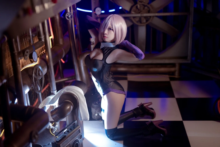 二佐Nisa《Fate玛修训练》主题写真：26张全套美图