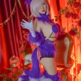 二佐Nisa《Fate玛修万圣节》主题写真：23张全套美图