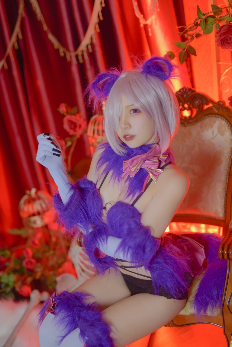 二佐Nisa《Fate玛修万圣节》主题写真：23张全套美图