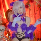 二佐Nisa《Fate玛修万圣节》主题写真：23张全套美图