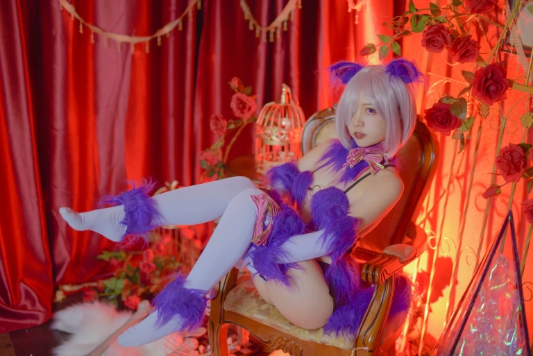 二佐Nisa《Fate玛修万圣节》主题写真：23张全套美图