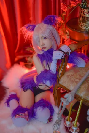 二佐Nisa《Fate玛修万圣节》主题写真：23张全套美图